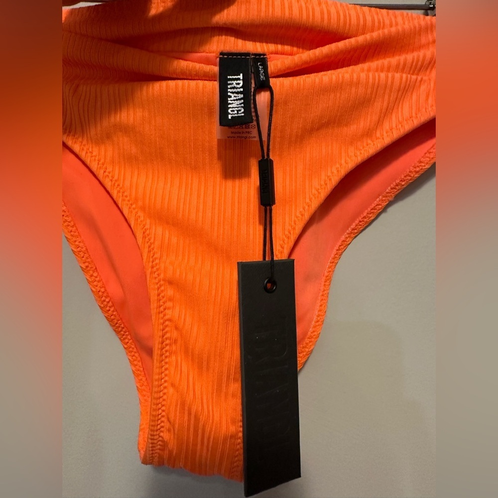 NWT Triangl Bikini Bottom Orange Size L - Picture 3 of 10